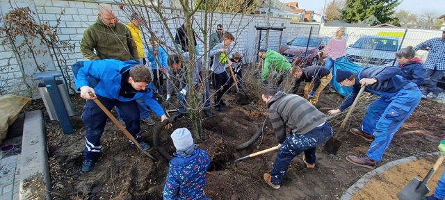 Ein neuer Schulgarten für die Waldenser Schule