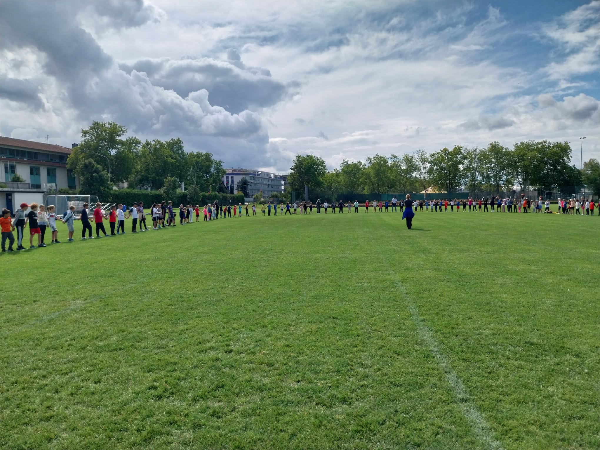 Spiel- und Sportfest auf dem Sportplatz